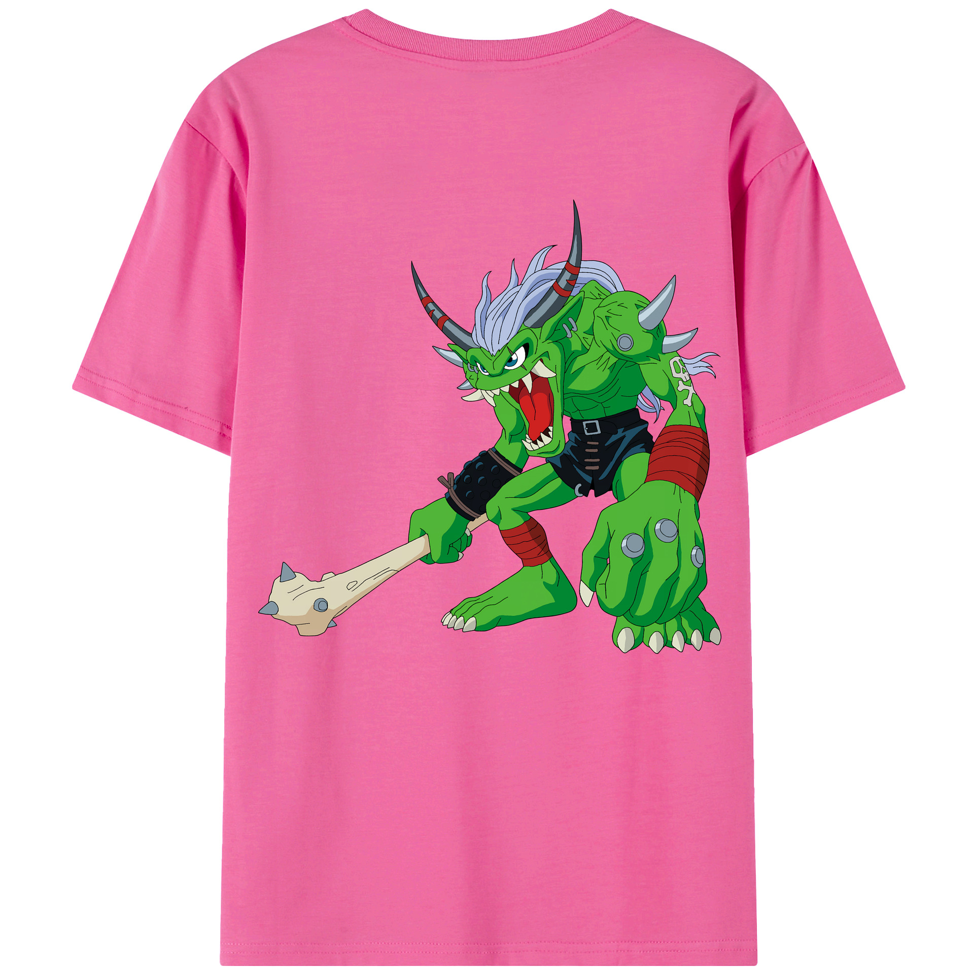 （画像用） Digimon デジタルモンスター/デジモン レディース半袖Tシャツ(バックプリント)